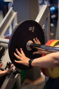 Vikter på en skivstång